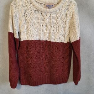 Kids' Cream and Brown Sweater